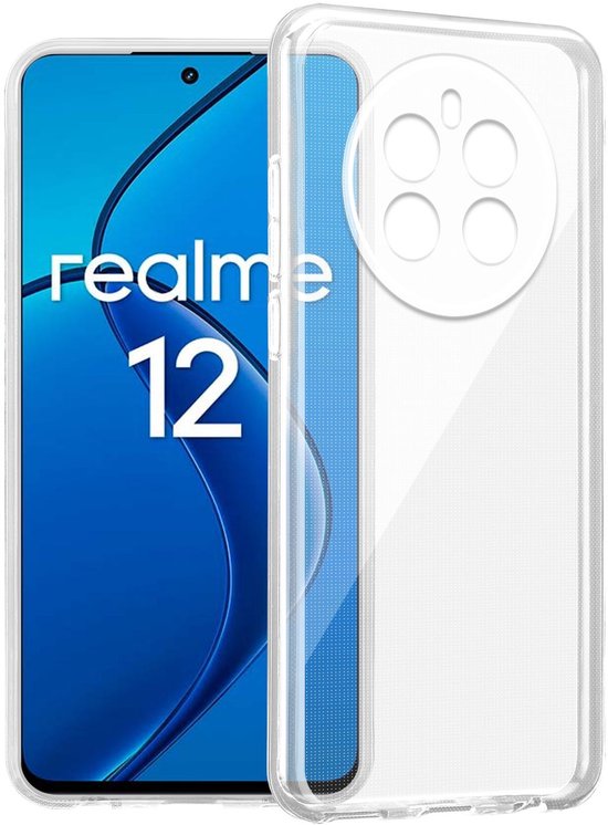 Étui Cadorabo adapté pour Realme 13 / 12 4G / 12 Plus 5G / Narzo 70 / 70 Pro en Technologie entièrement transparente anti-jaunissement Étui de protection en silicone TPU flexible