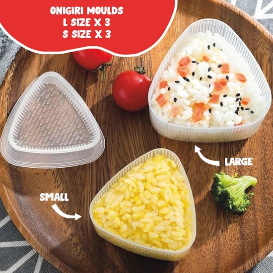 FENGCHUANG Set 5 Stampi Per Onigiri E Polpette Di Riso | Kit Sushi Fai Da Te Con Formine A Cartoon | Stampo Antiaderente Per Cucina E Picnic