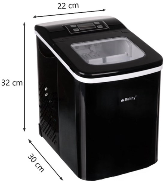 Ruhhy ijsblokjesmachine - Compacte en snelle ice maker van Merkloos — afbeelding 2