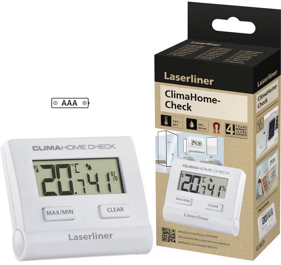Foto: Ecoworks 3 in 1 co2 meter voor binnen draadloos luchtkwaliteitsmeter co2 melder co2 monitor