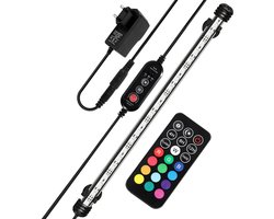 Aquariumverlichting RGB met controller - Lengte 58 cm - 6.6 Watt - Aquarium lamp - Aquarium licht - Aquariumlamp - Dimbaar