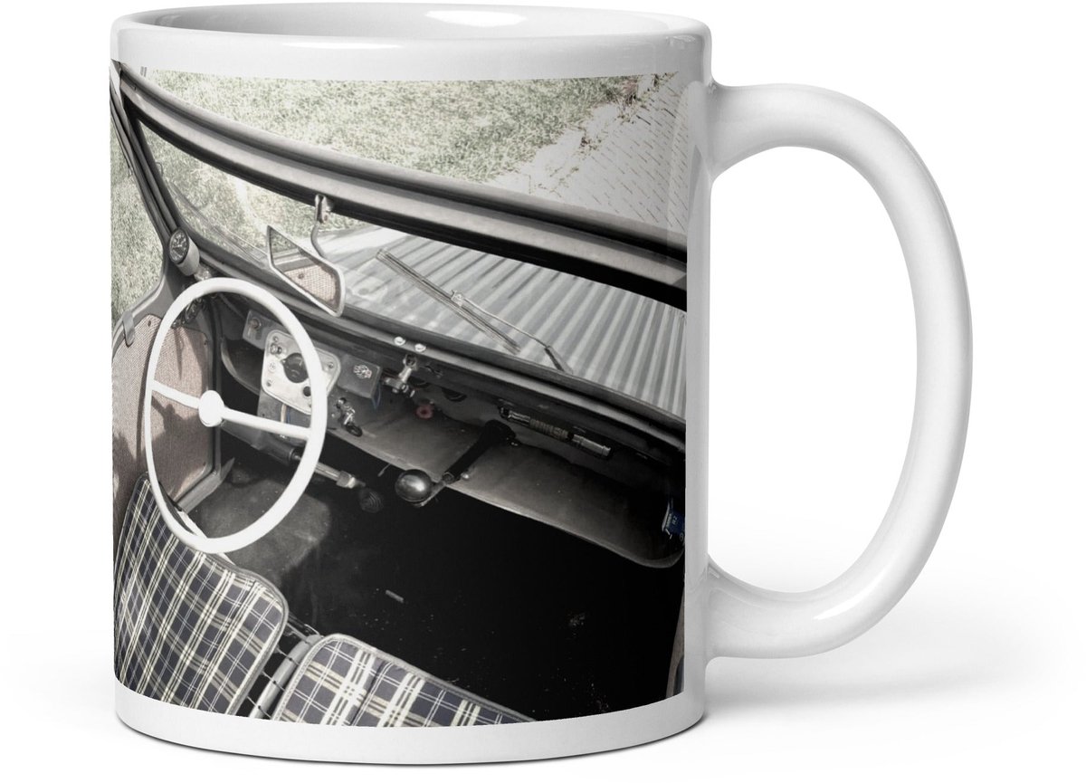 De2pktjes - Interieur van een ribbeleend mok - 300 ml