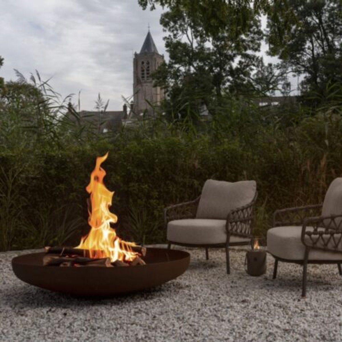 4 Seasons Outdoor Calpi fauteuil lounge dining bas - anthracite