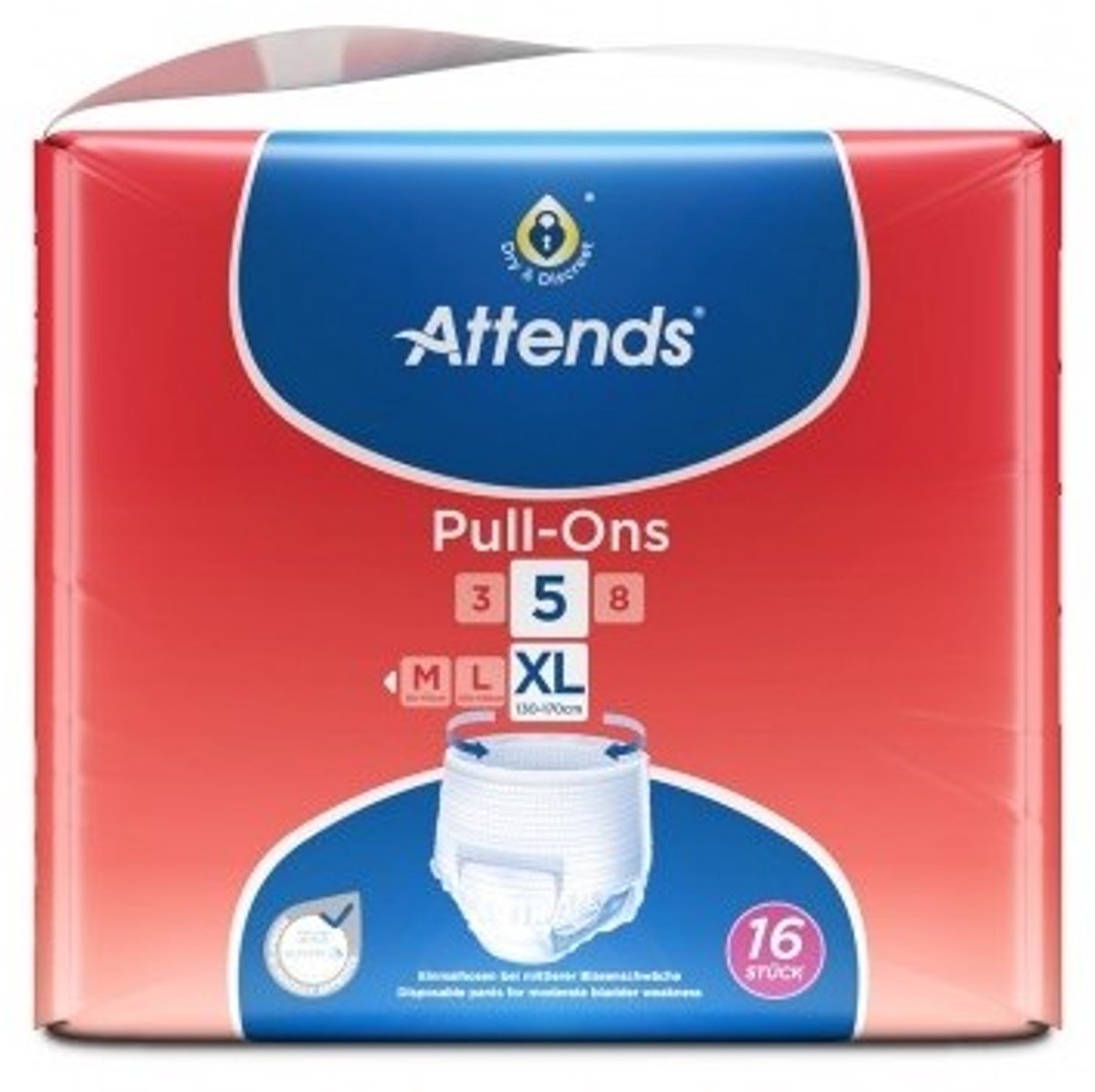 ATTENDS Pull-Ons 5 XL - 1 pak van 16 stuks