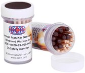 BCB Industries Lucifers - wind en waterbestendig - 25x stuks - preppen/noodpakket/survival