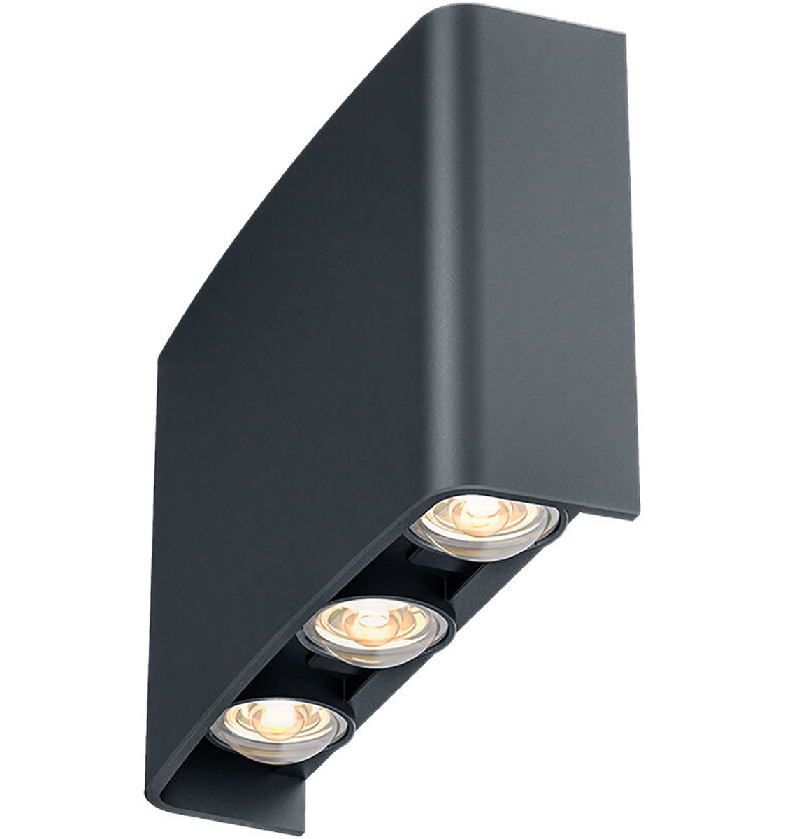 LED Wandlamp - Kingtron Victo - Up & Down - 6W 480lm - 865 Helder/Koud Wit 6500K - Voor Bu