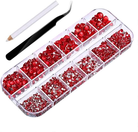 Bedazzling Kit met lijm, 28 kleuren / 28.000 stuks, strass