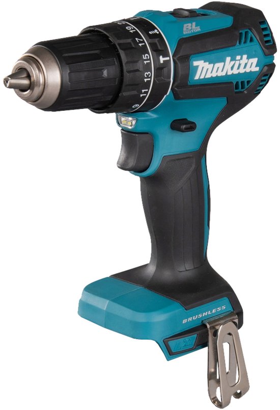 Makita DHP485Z 18V Li-Ion accu klopboor-/schroefmachine body – koolborstelloos – Losse Body (geleverd zonder accu en lader)