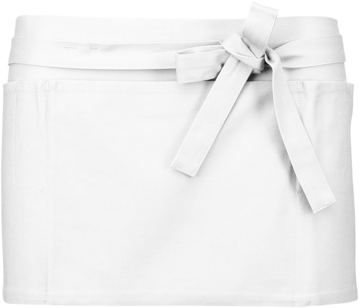 Schort/Tuniek/Werkblouse Unisex One Size Kariban White 100% Katoen