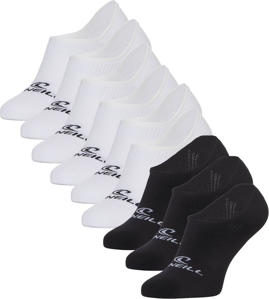 Lot de 9 paires de Chaussettes No O'Neill pour homme et femme , Wit et Zwart , pointures 39 à 42