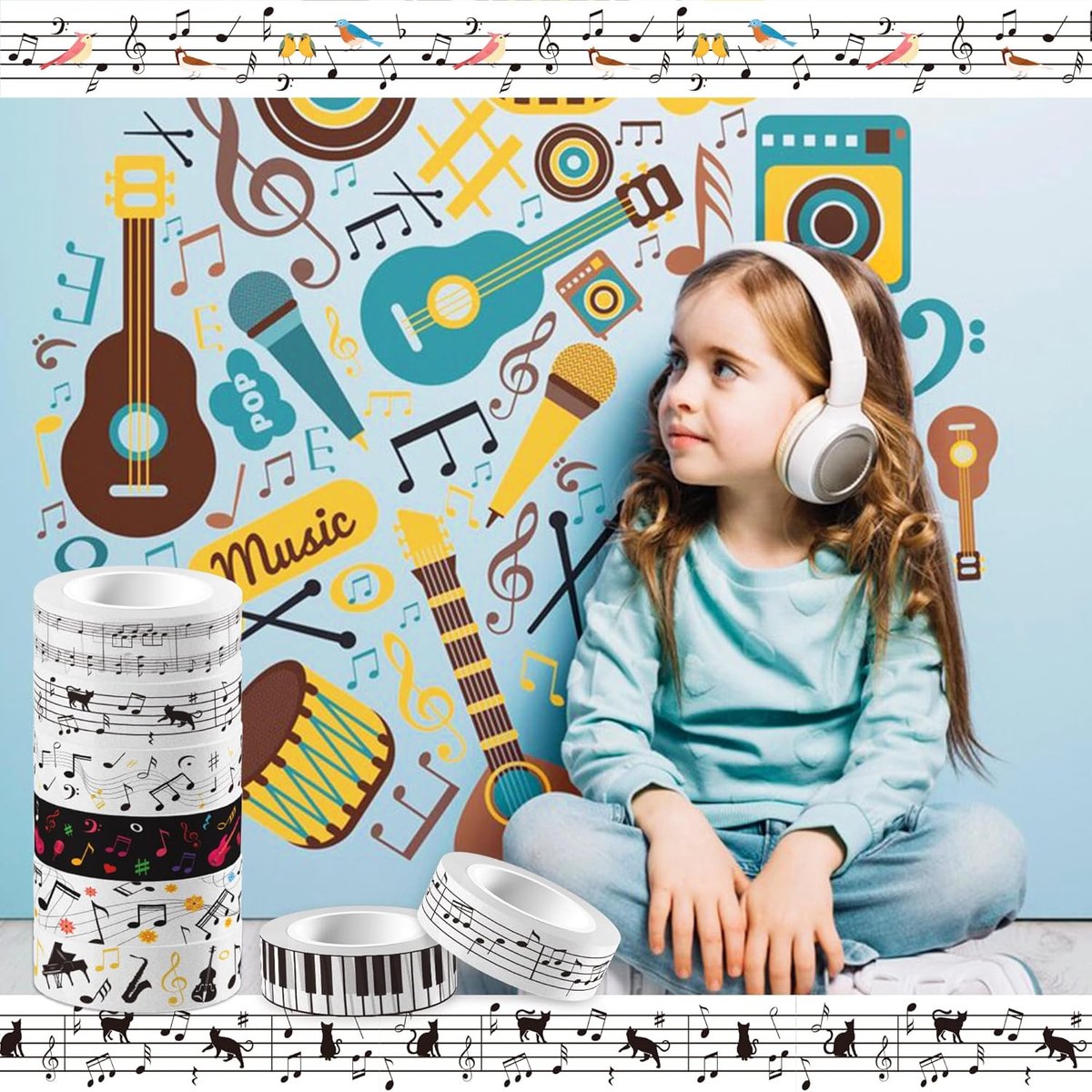 Pianostickers Muziekblad Toetsenbord PVC Zwart Wit Cijfers Notities voor beginners Bladmuziek Boeken Aanbevolen door docenten om Toetsen Sneller te leren spelen Notities