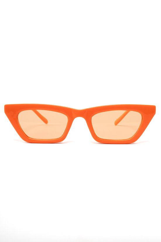 KIMU Cat Eye Smal - Oranje Montuur - Oranje Glazen - Kat Tijger Vlinderbril Oversized Retro Hollywood Vleugels Elegant Vintage Feline Festival van KIMU — afbeelding 3