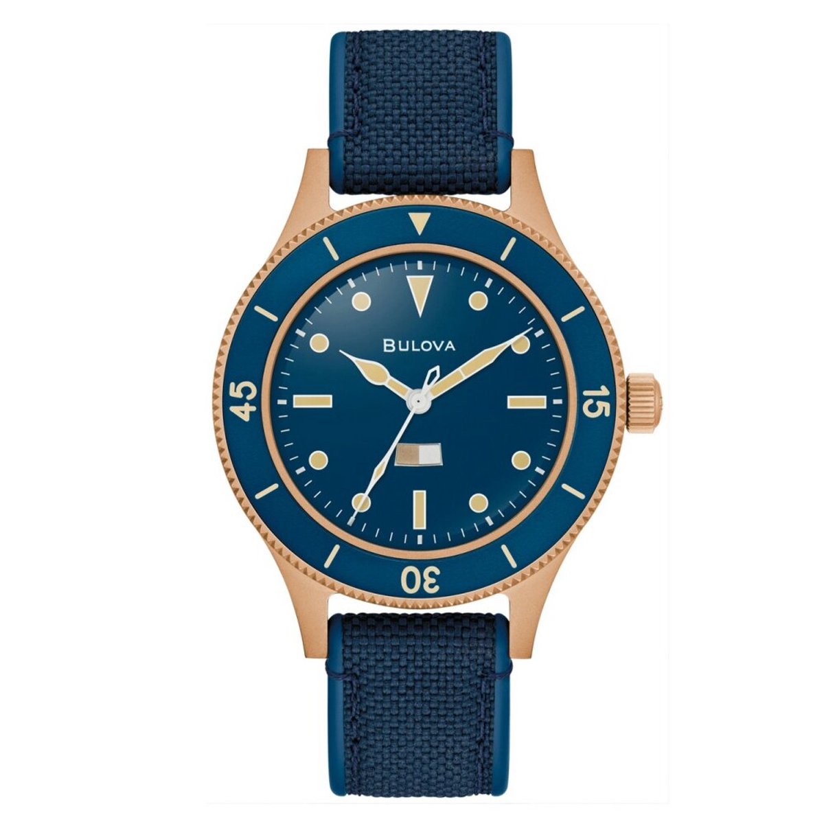 Bulova - 98A325 - Polshorloge - Heren - Automatisch - MIL-SHIPS