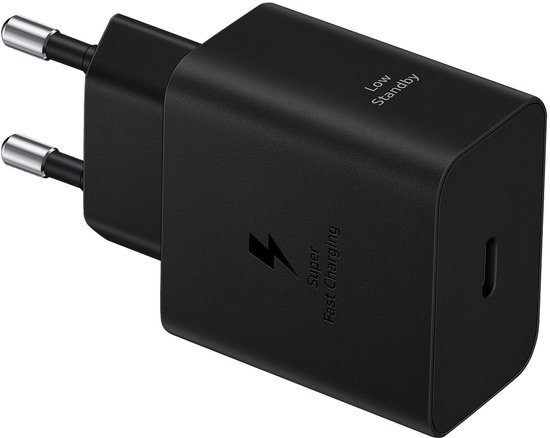 Samsung 45W USB-C Power Adapter snel opladen met Power Delivery, compact, veilig, zonder kabel zwart