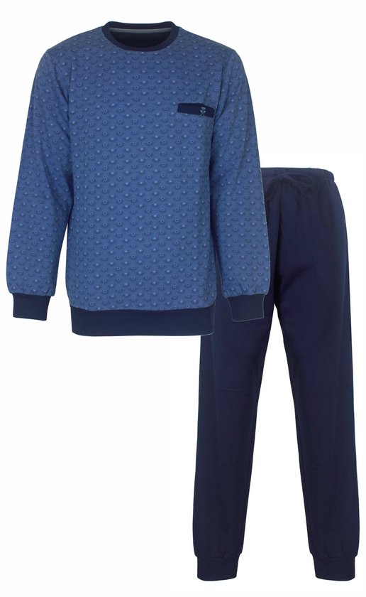 Pyjama hiver homme Paul Hopkins Fleece - Blauw. - Taille 3XL