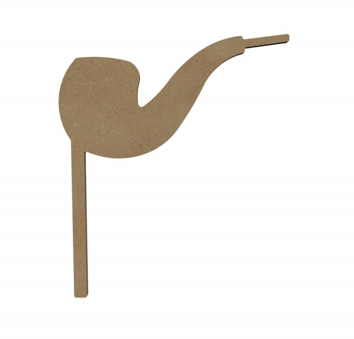 Gomille MDF figuur knutsel speelgoed props pijp 26 cm decoratie.