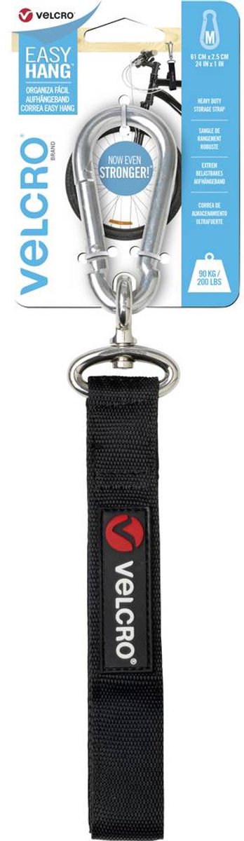 VELCRO® Klittenbandriem Met riem Extra sterk (l x b) 610 mm x 25 mm Zwart 1 stuk(s)