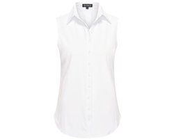 Travel Blouse Mouwloos Uni 2299 White