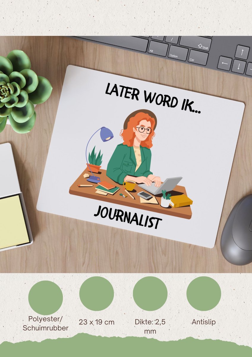 Akyol - later word ik journalist Muismat - Journalist - journalisten - journalist - interviewer - interviewen - analist - commentator - schrijver - analyses - sportanalist - verslagleggen - verslaggeve - journalisten - 23 bij 19 cm