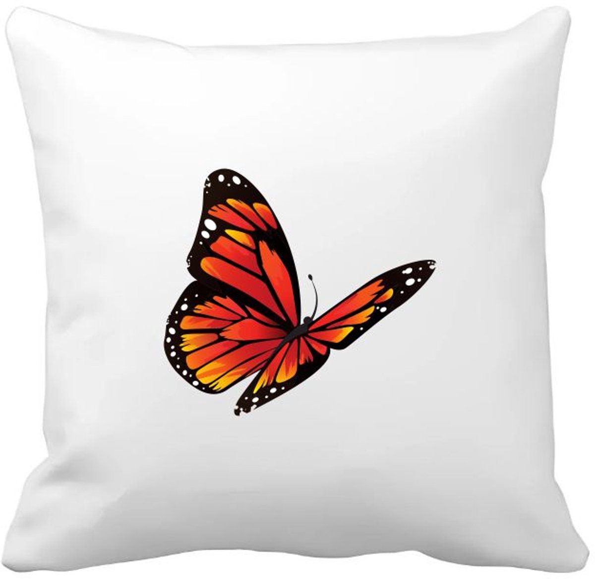 Akyol vlinders Kussen hoes - Vlinder - dieren liefhebbers - insecten - dieren - vlindertuin - 40 bij 40 cm Multicolor