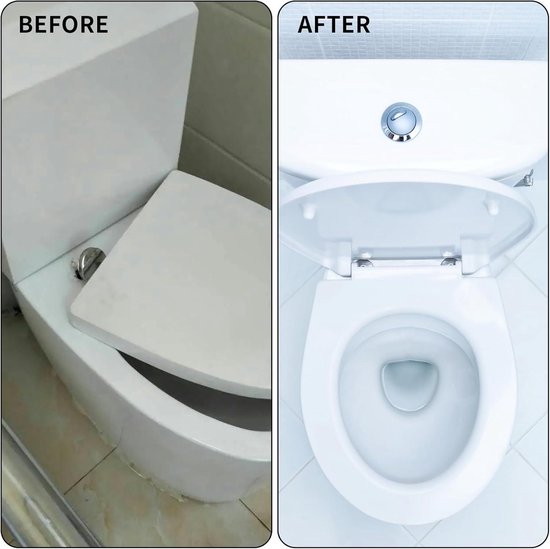 YONO WC Bril Scharnieren Set - 4 Onderdelen YONO WC Bril Scharnieren Set - 4 Onderdelen