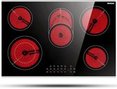 Bol.com Inductie kookplaat - Induction Hob - Elektrische Brander - 30 Inch Elektrische Kookplaat - 5 Branders - Inductie Fornuis... aanbieding