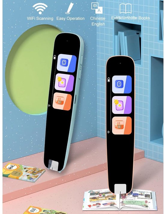 Portable Offline Vertalen Scannen Woordenboek Pen|Instant Voice Translator-apparaat|WiFi 112 Taal Elektronische Woordenboek Vertaling Lezen Pen|Geschikt voor kinderstudie, werk(C) nodig Efficency