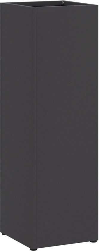 vidaXL - Opslaghaak - & - Rek - Zwart - 15.5 - x - 15.5 - x - 49 - cm - Staal