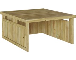 vidaXL - Grasmaaier - Garage - Bruin - 73.5 - x - 81.5 - x - 38.5 - cm
