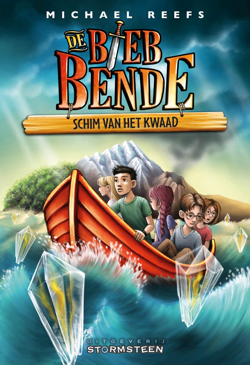 Omslag van De Bieb-bende 4 - Schim van het Kwaad