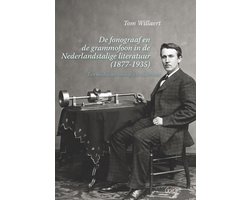 Omslag van De fonograaf en de grammofoon in de Nederlandstalige literatuur