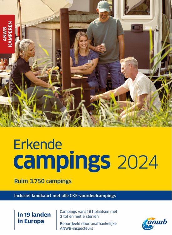 ANWB Campinggids - Erkende Campings 2024 - cover