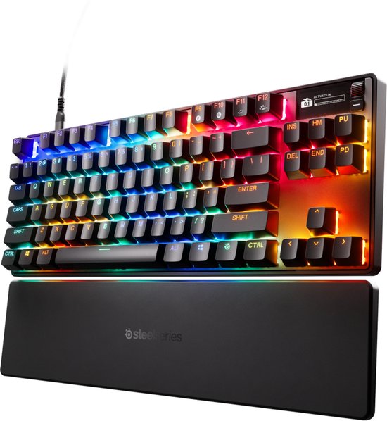 SteelSeries Apex Pro TKL Gen 3 Mechanisch Gaming Keyboard - US Layout - Rapid Tap