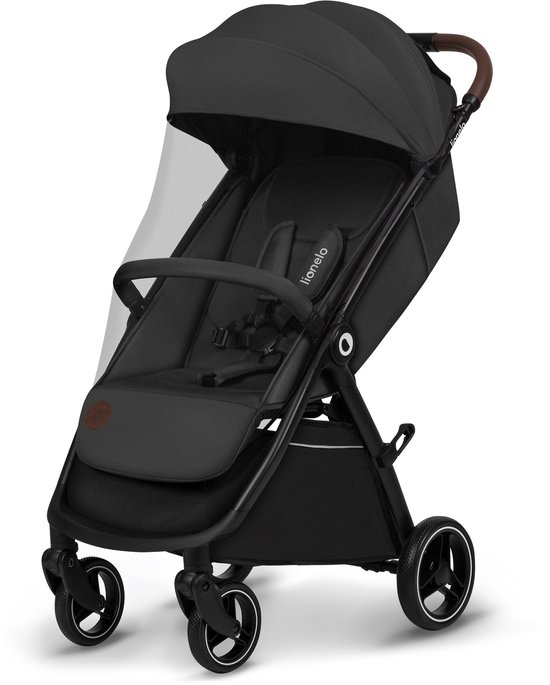 LIONELO Cloe Lichtgewicht Wandelwagen tot 22 kg – Automatisch Inklapbaar met Draagtas, Grote PU-Wielen met Vering, Verstelbare Rugleuning & Voetsteun, 5-Puntsgordel, UPF50 XXL Zonnekap – Roestbruin LIONELO Cloe Lichtgewicht Wandelwagen tot 22 kg – Automatisch Inklapbaar met Draagtas, Grote PU-Wielen met Vering, Verstelbare Rugleuning & Voetsteun, 5-Puntsgordel, UPF50 XXL Zonnekap – Roestbruin