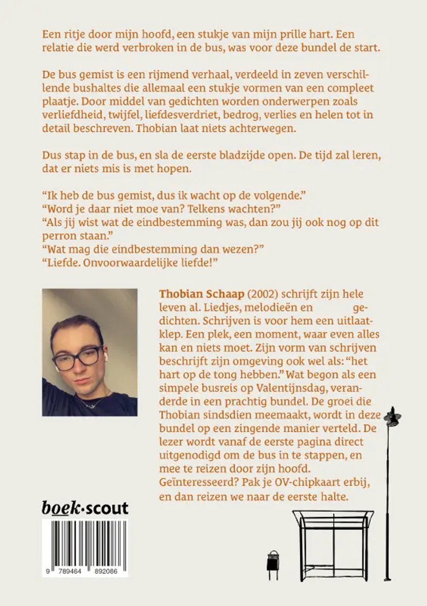 De bus gemist - back cover