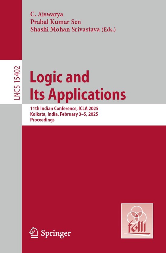Springer Nature Proceedings Computer Science - Logic and Its ... - cover