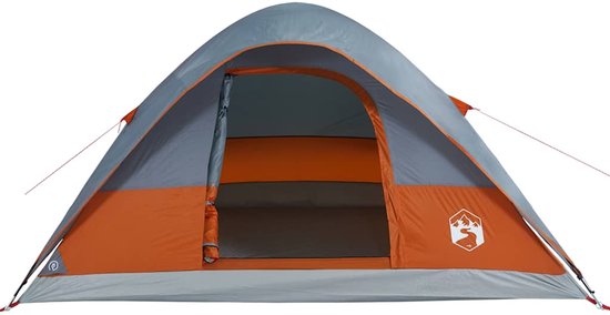 vidaXL - Koepeltent - 6-persoons - waterdicht - oranje van Vidaxl — afbeelding 5