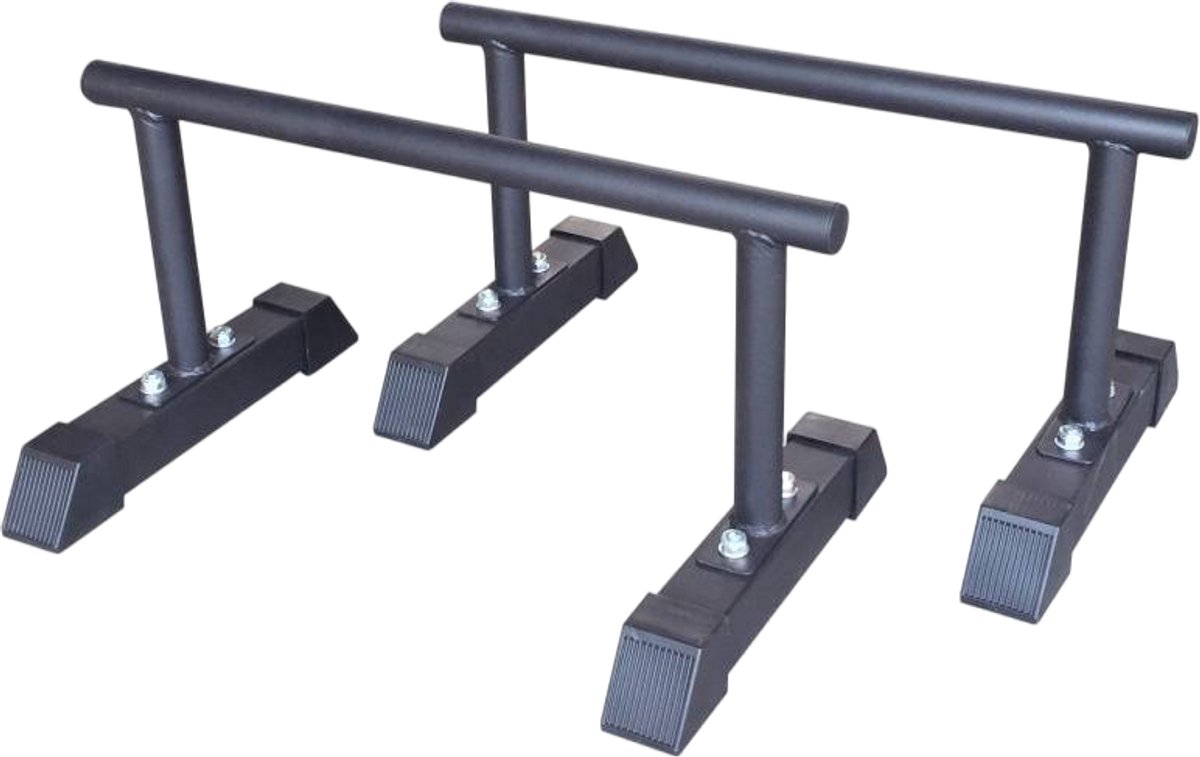 Lifemaxx Crossmaxx Parallettes Set - Zwart
