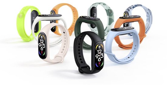 Xiaomi Mi Band 7 - activity tracker - horloge met stappenteller - Europese variant - Zwart