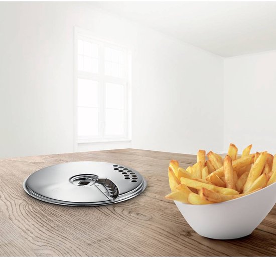 Bosch MUZ45PS1 - Keukenmachine-accessoire - Schijf voor frietjes - Roestvrijstaal van Bosch — afbeelding 4