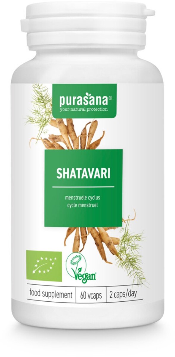Goedkoopste Purasana Shatavari 250mg - 60 Vcaps - BIO