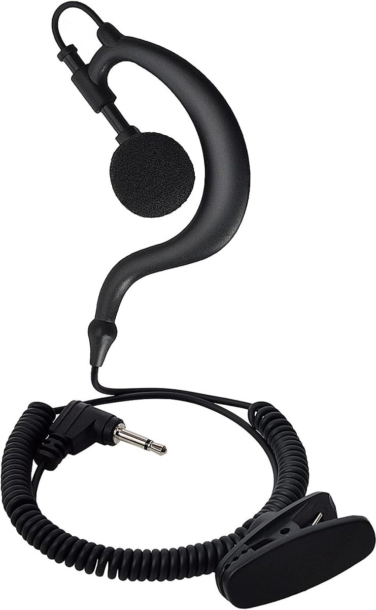 Oorhaak Headset met 3,5mm Plug - Ideaal voor Radioontvangst
