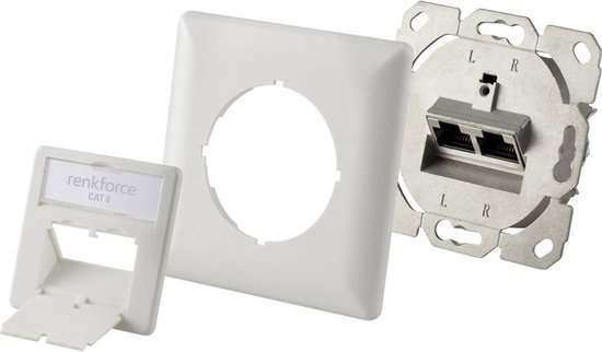 GIRA WANDCONTACTDOOS OPBOUW 1V RA ZUIVER WIT