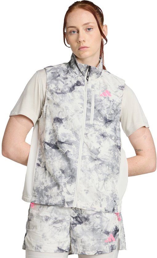 adidas Performance Veste sans manches Own The Run Spray Dye - Femmes - Gris - S