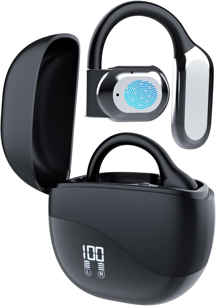 Bluetooth Oordopjes met Real-Time Vertaling voor Meerdere Talen – Draadloze AI Translator Koptelefoon