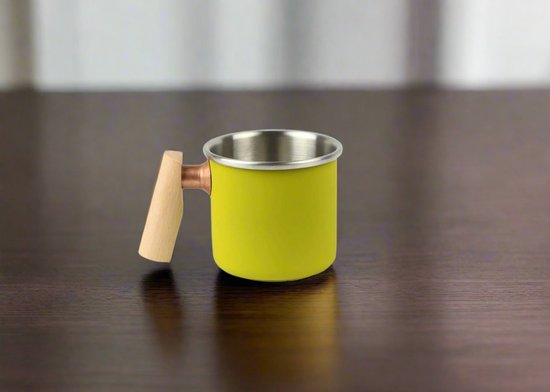 Camping mok - beker van roestvrĳ staal - kalas serie - 400ml - kleur olijfgroen — afbeelding 5
