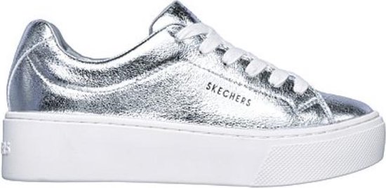 zuiden voetstuk Strak Skechers Highness Royally High zilver sneakers dames | bol.com