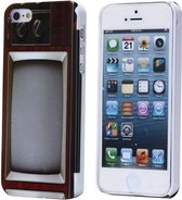 iPhone 5 5s Retro TV Print case cover hoesje frontje