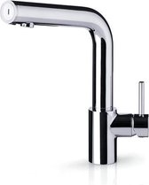 Infraroodkraan | Verchroomd | Op batterij | Hoogte 339mm