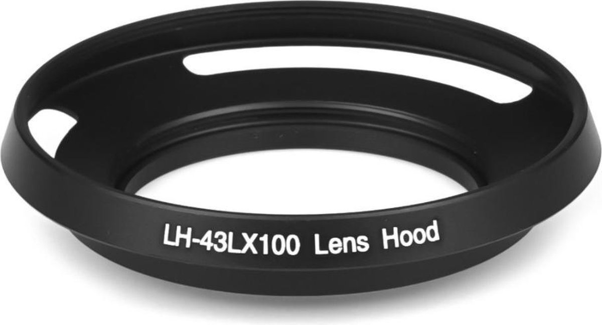 Zonnekap type LH-43LX100 / Lenshood voor Panasonic objectief (Huismerk)